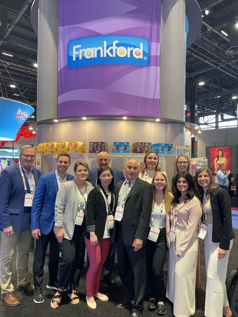 group photo of the Frankford team at the 2023 Candy Show