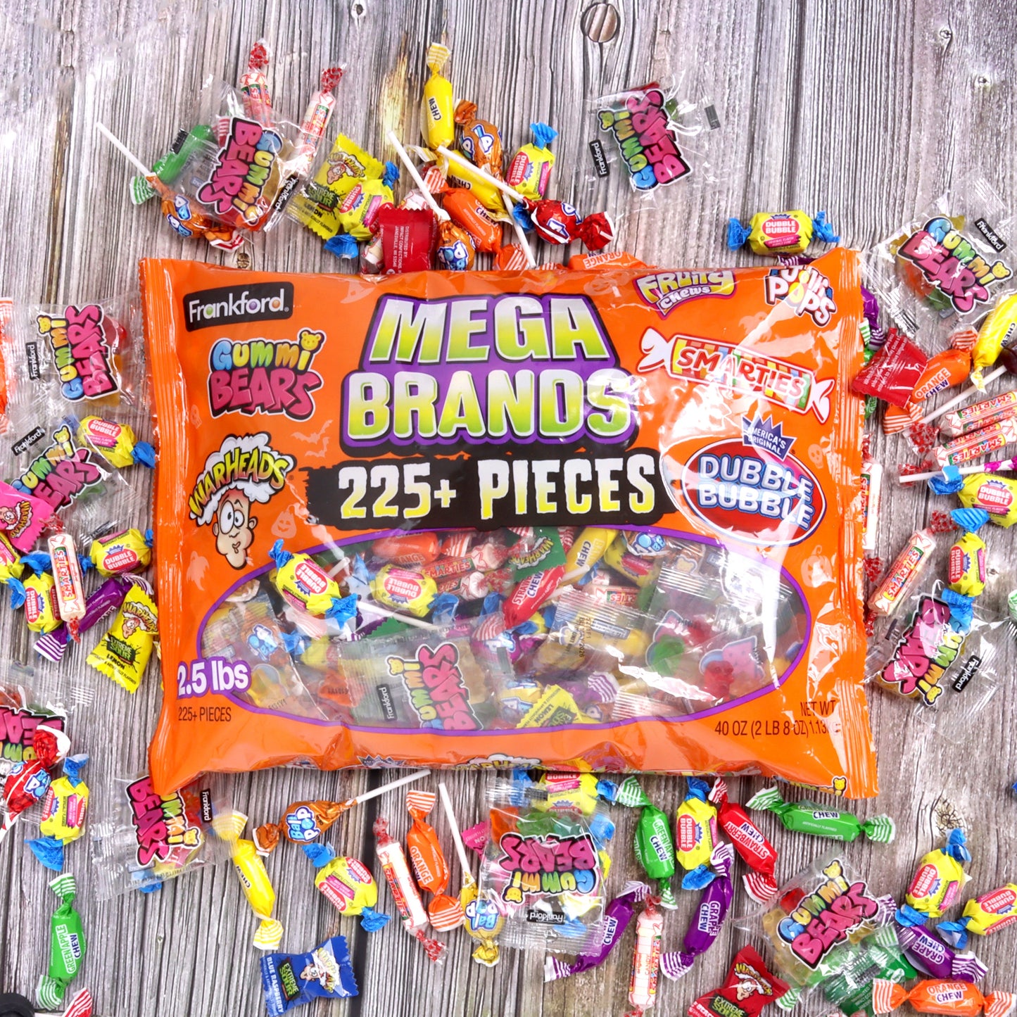 Frankford Mega Brands Pinata and Party Mix Bulk Candy and Gum