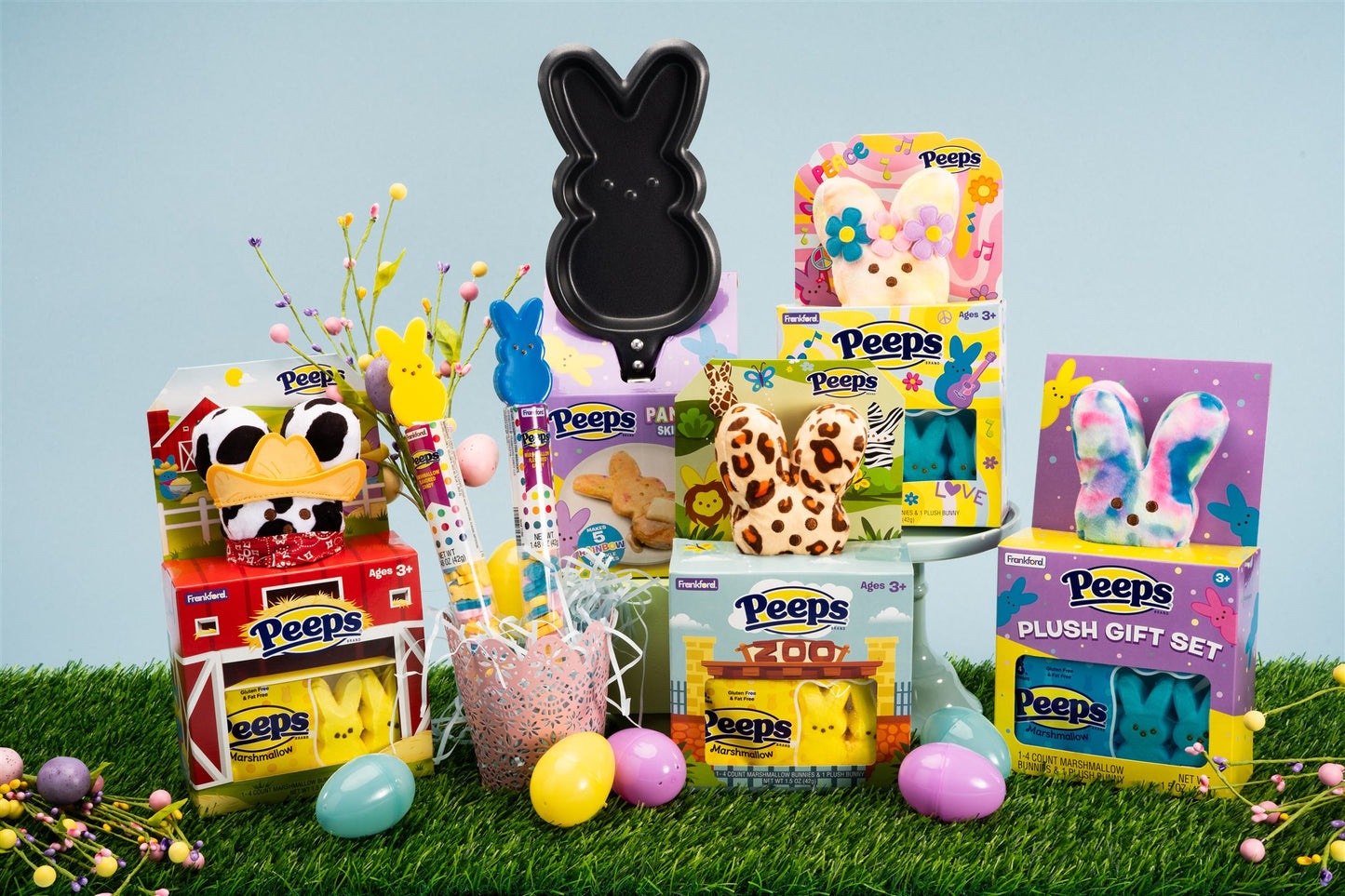 Peeps Cheetah Bunny Plush Gift Set *Online Only*