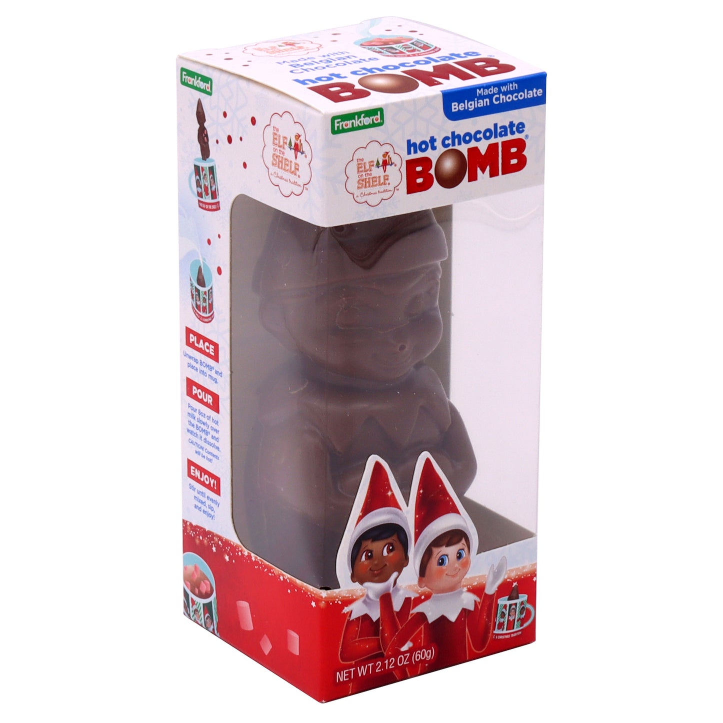 Elf on the Shelf Molded Hot Chocolate BOMB®, 8 Pack