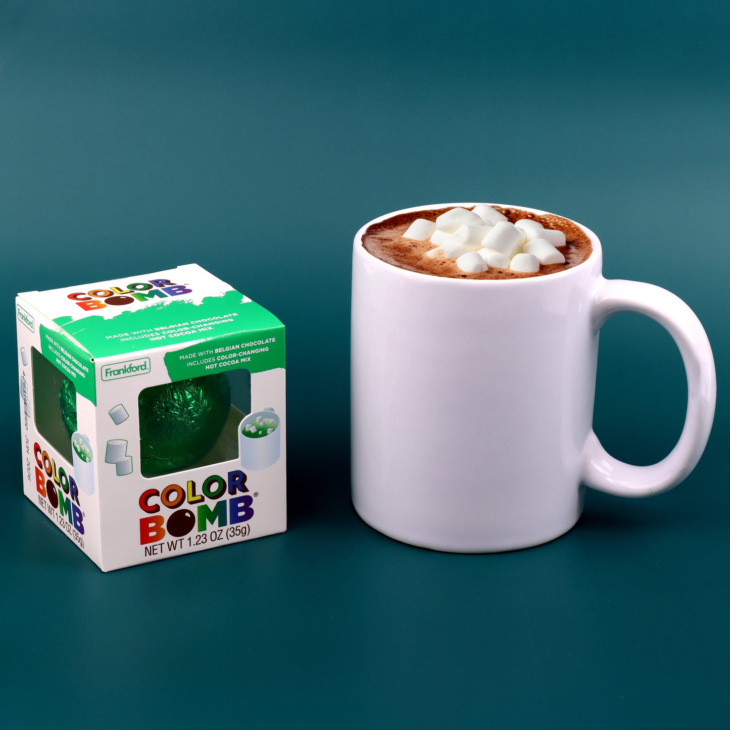 Assorted Red & Green Color Hot Chocolate BOMB®, 12 Pack