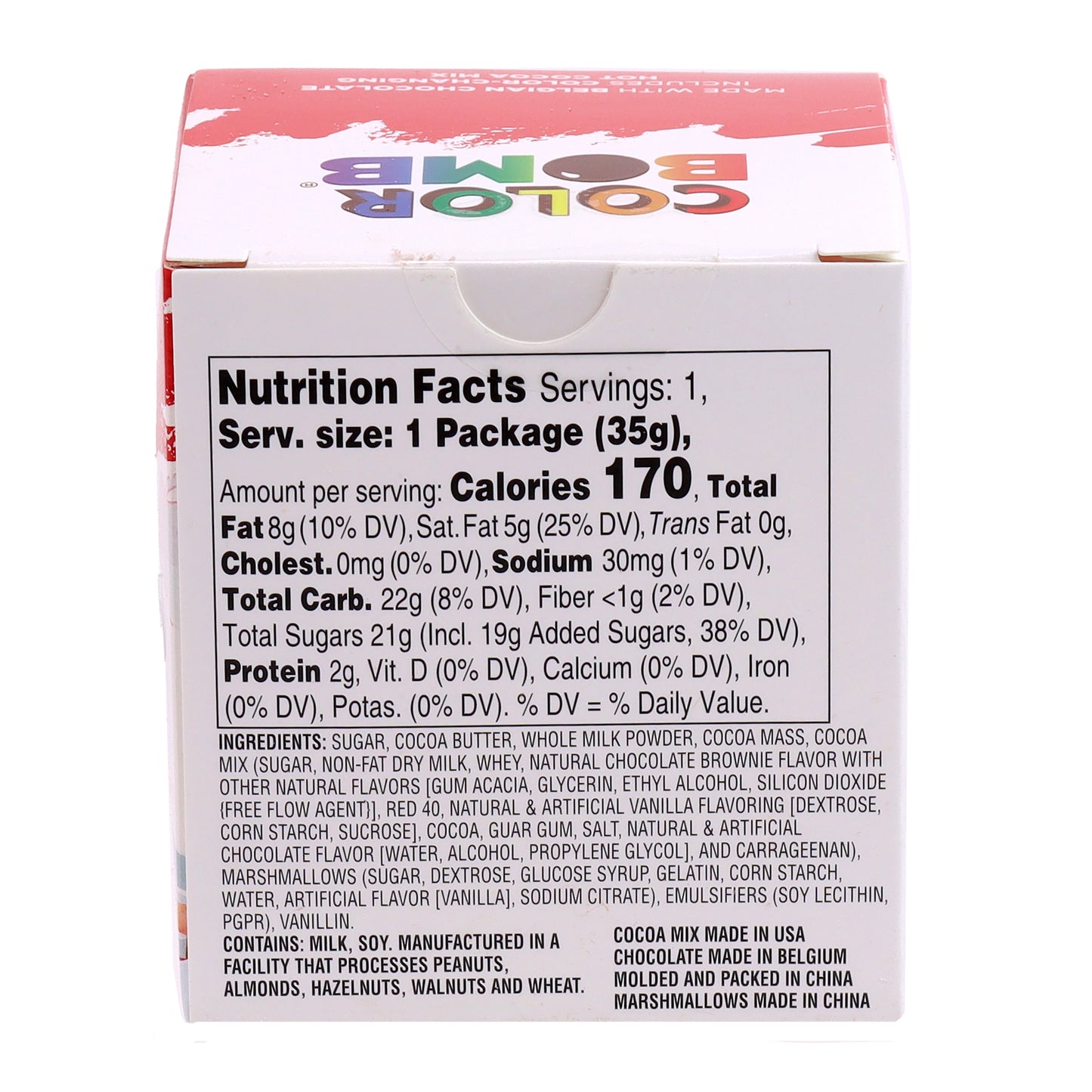 Assorted Red & Green Color Hot Chocolate BOMB®, 12 Pack