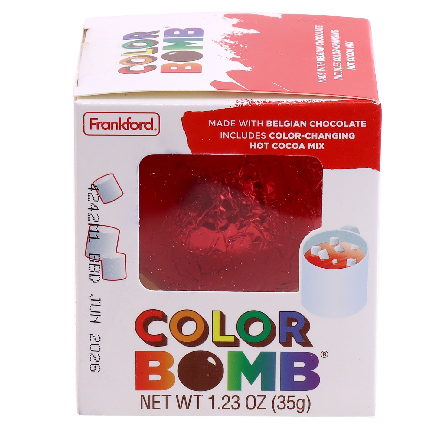 Assorted Red & Green Color Hot Chocolate BOMB®, 12 Pack