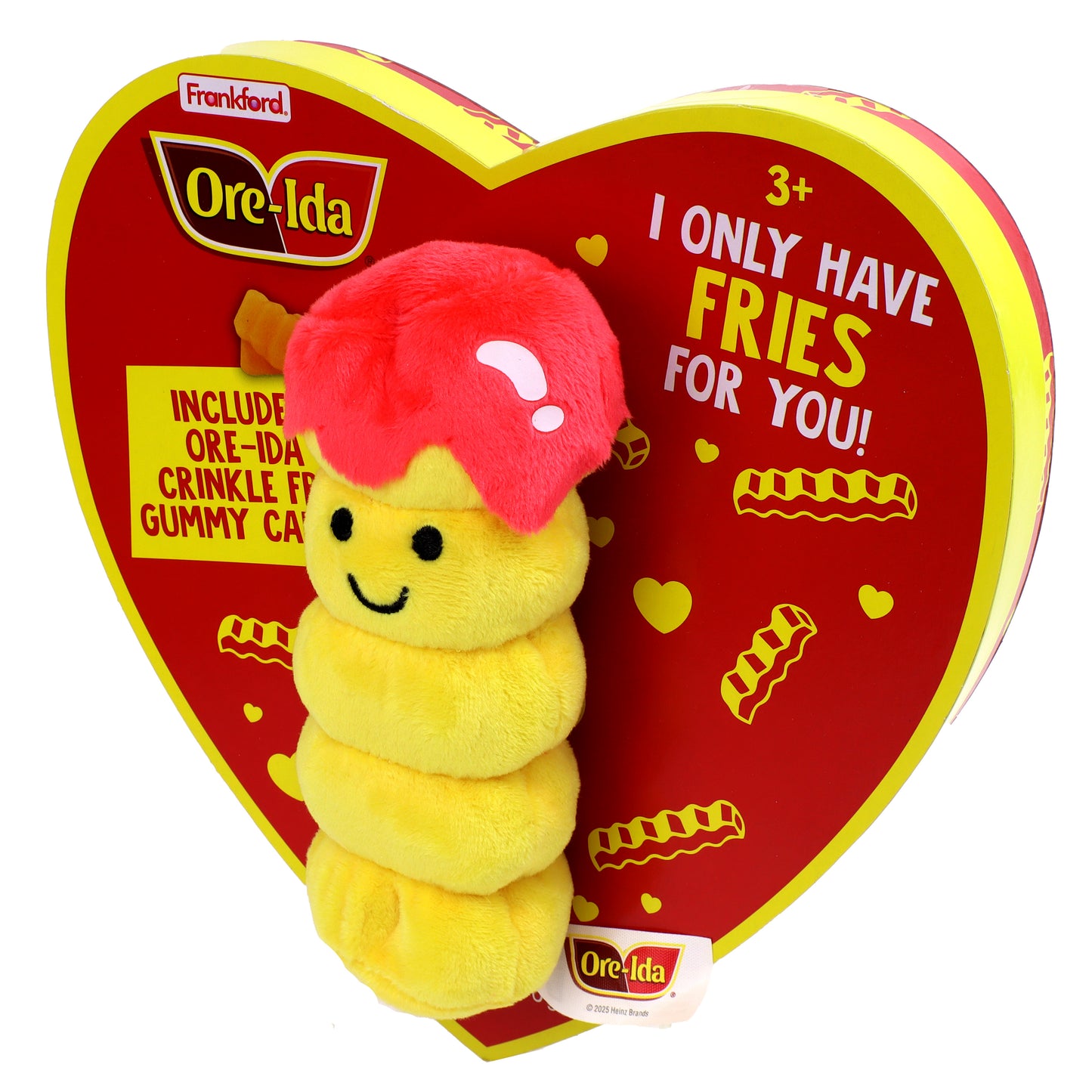 front of heart box tilted to the right