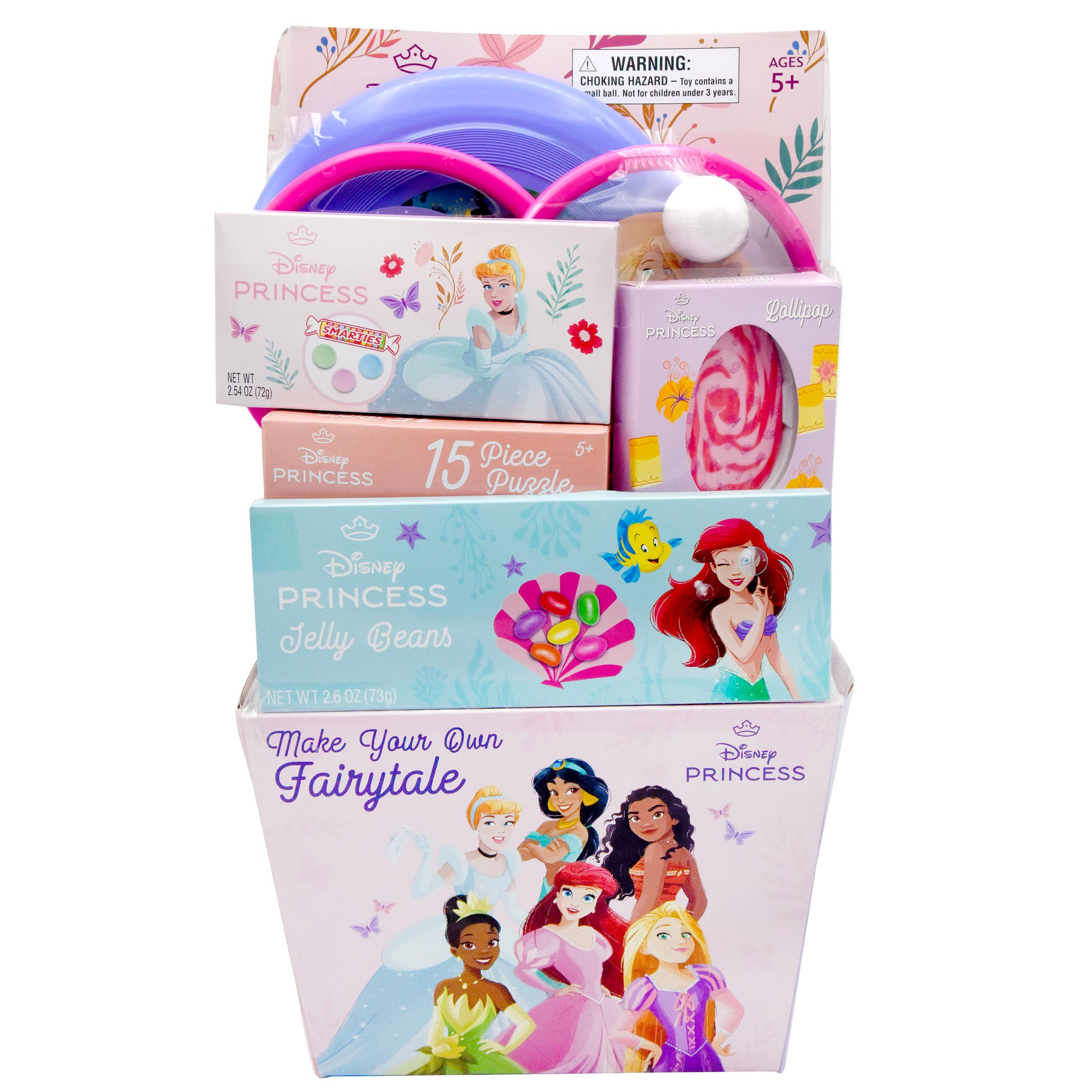 Disney Princess Basket out of wrapping