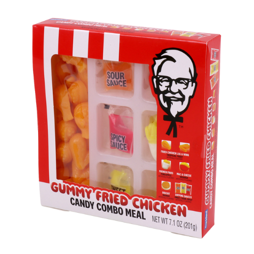 KFC Gummy Candy Fried Chicken Combo Meal, 7.1 oz