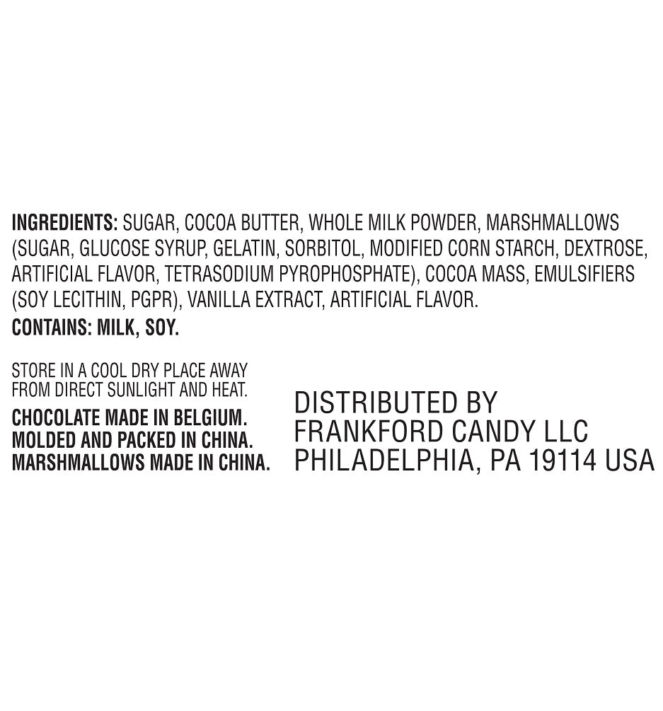 ingredients for Dunkaccino hot chocolate bomb