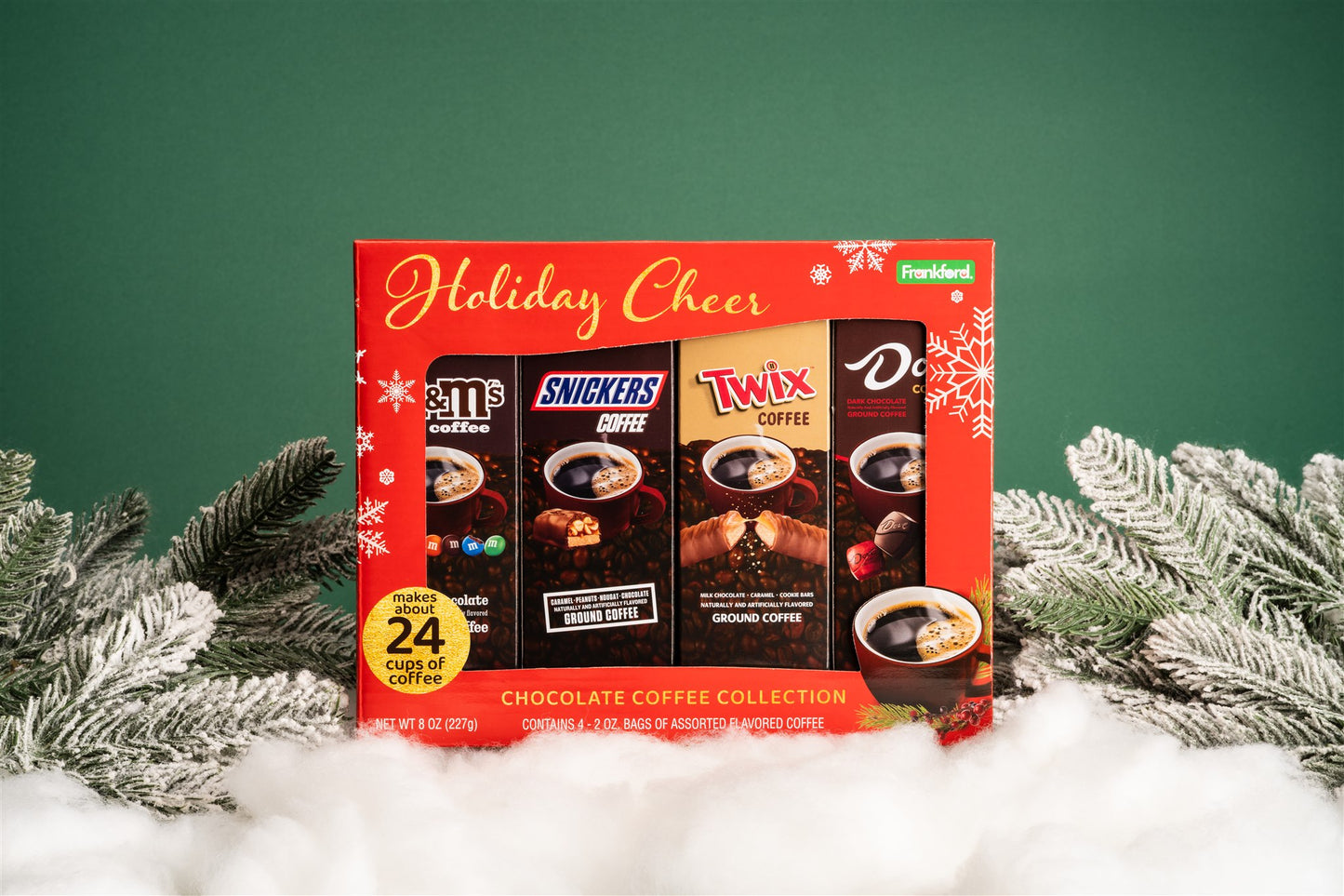 MARS Candy Coffee Holiday Collection Gift Set, 4 Pack