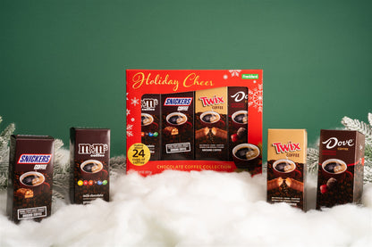 MARS Candy Coffee Holiday Collection Gift Set, 4 Pack