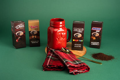 MARS Candy Coffee Holiday Collection Gift Set, 4 Pack