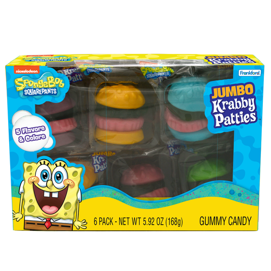 Spongebob Jumbo Krabby Patties Assorted Flavors