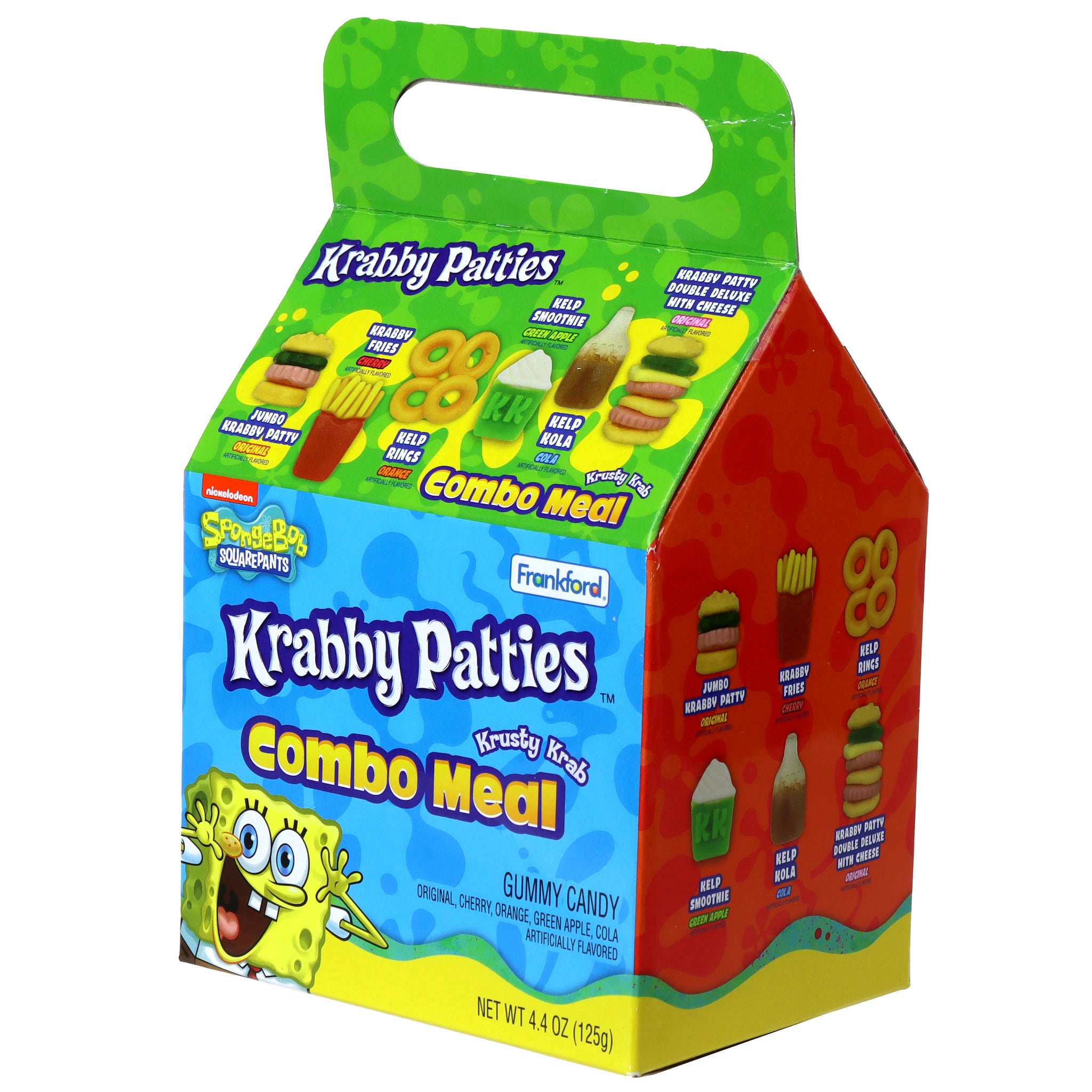 SpongeBob SquarePants Krabby Patties Gummy Candy Combo Meal Frankford