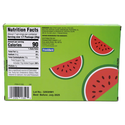 Frankford Watermelon Slice Giant Gummy Candy, 7.05 oz
