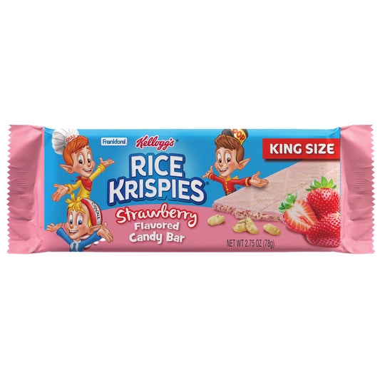 Rice Krispies Strawberry flavored candy bar package