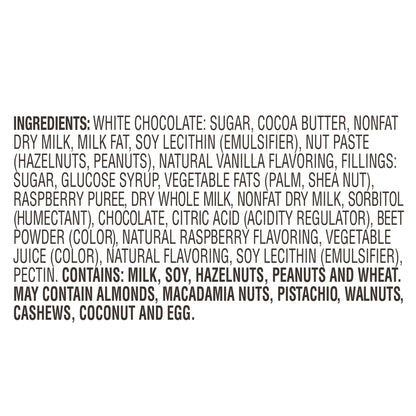 Ingredients Label for Dunkin Jelly Donut Chocolate