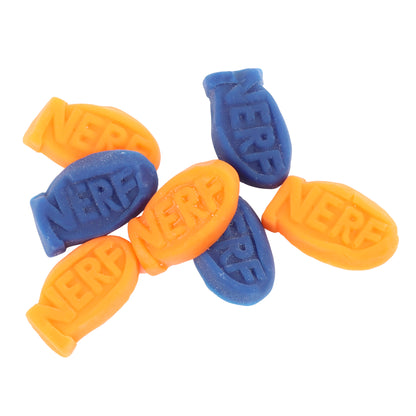 NERF Surprise Mini Sports Game and Gummy Candy, 4 Pack