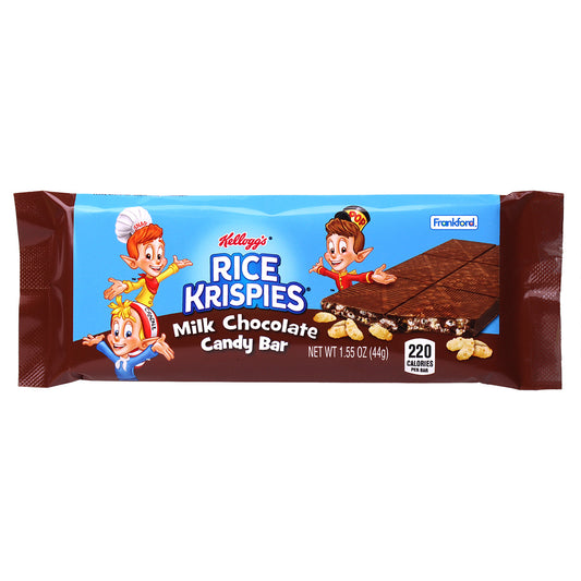 Rice Krispies milk chocolate candy bar package