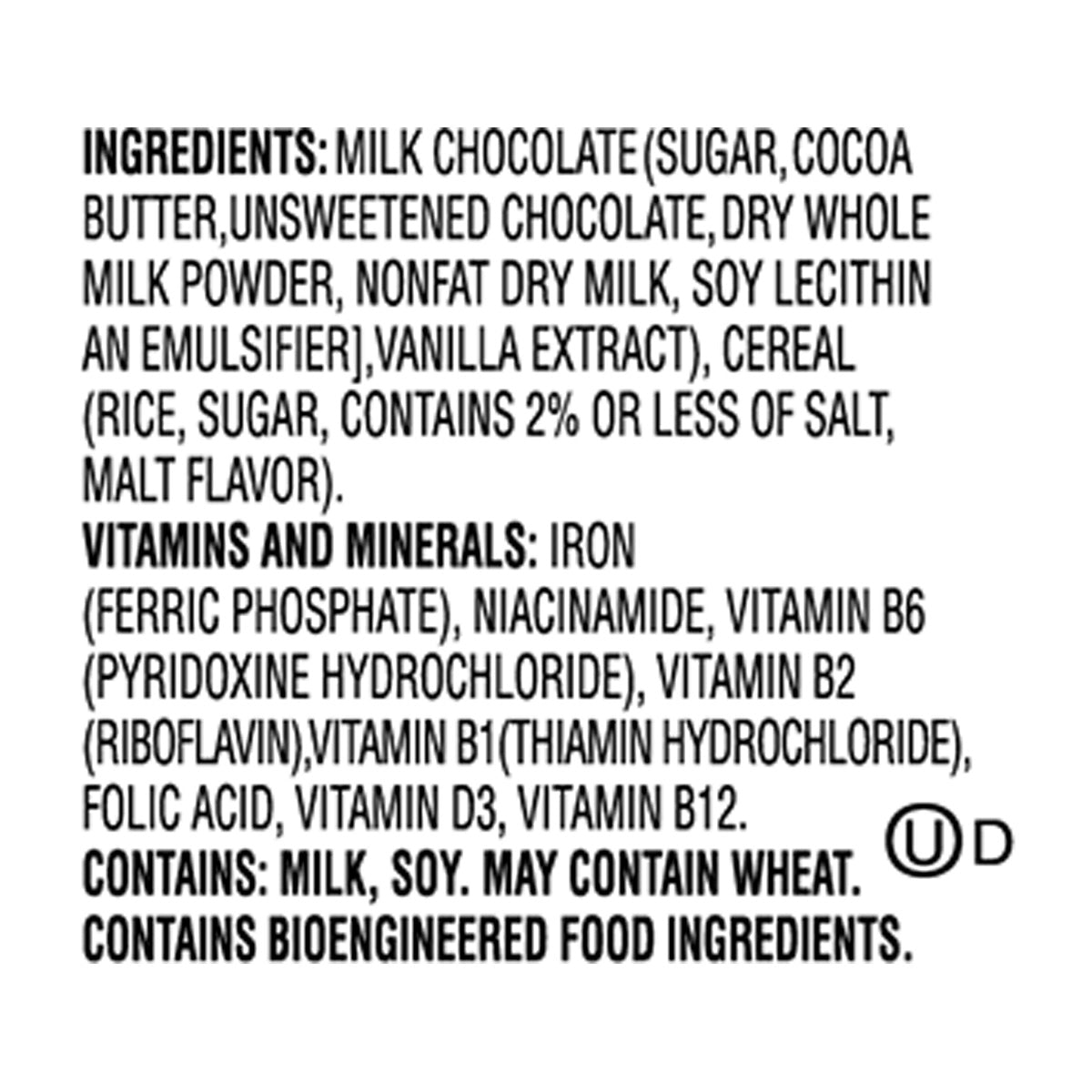 Rice Krispies™ Milk Chocolate Candy Bar, 24 Pack