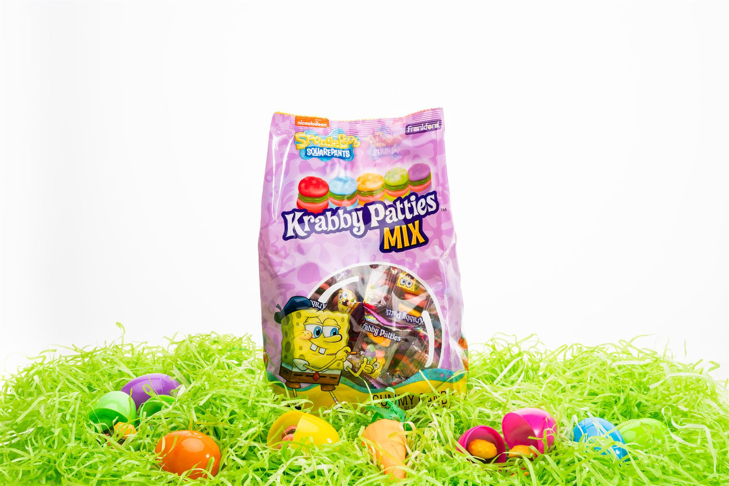 SpongeBob SquarePants Krabby Patties Colors Gummy Candy Easter Bag