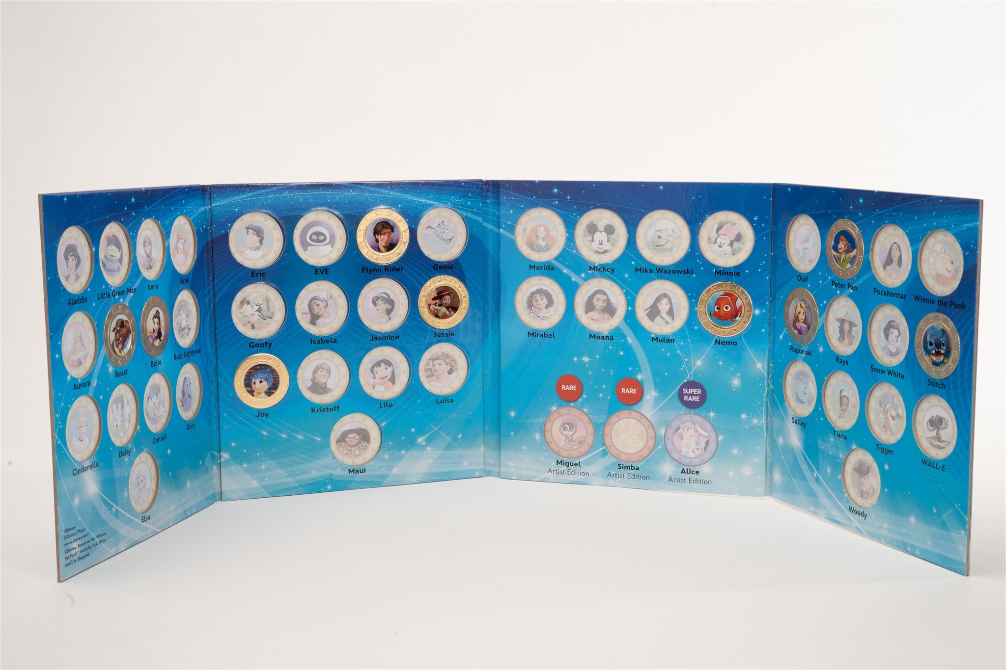 Best of Disney Wonder Ball Coin Collector's Book