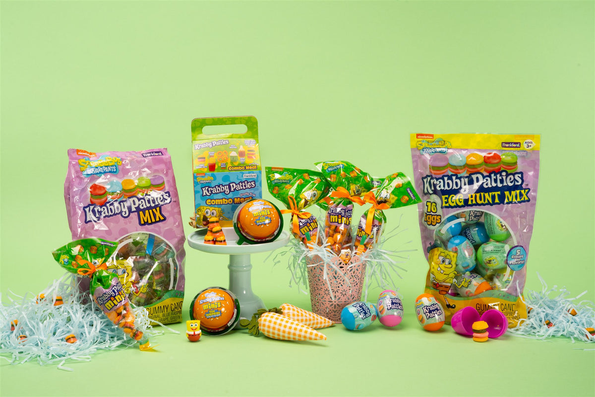 SpongeBob SquarePants Krabby Patties Gummy Candy Combo Meal – Frankford ...