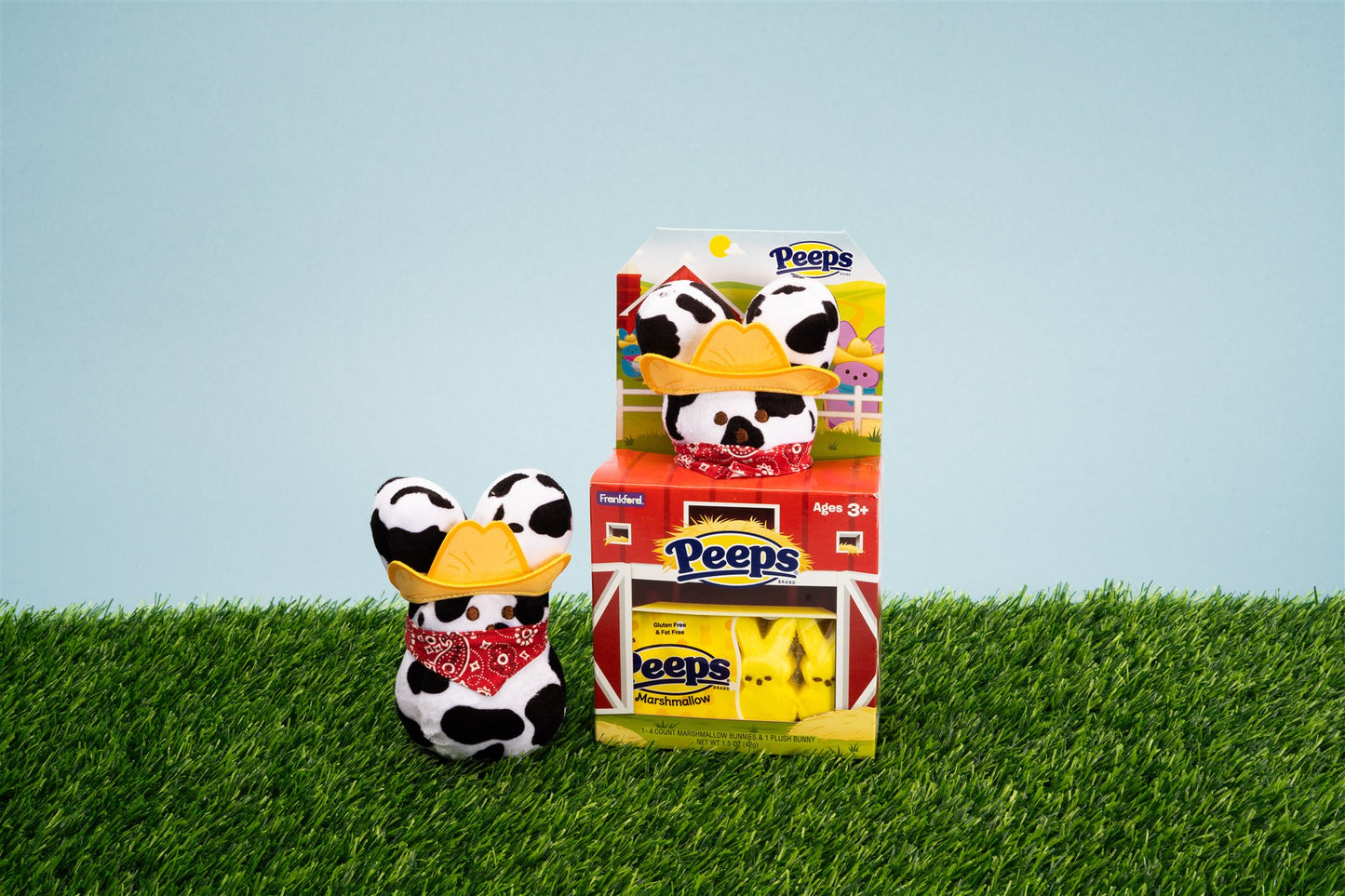 Peeps Farmhouse Bunny Plush Gift Set