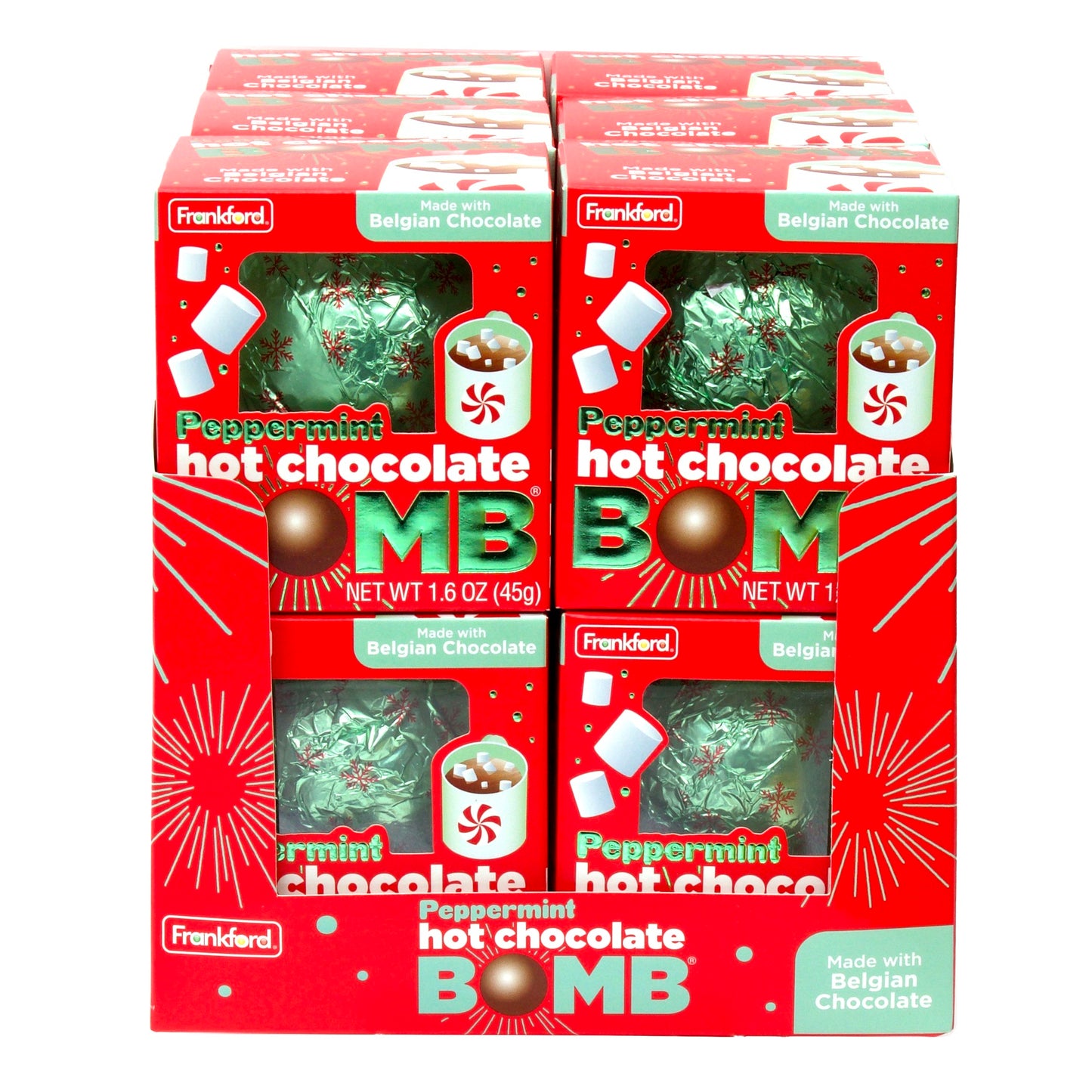 Peppermint Hot Chocolate BOMB® 12 Pack