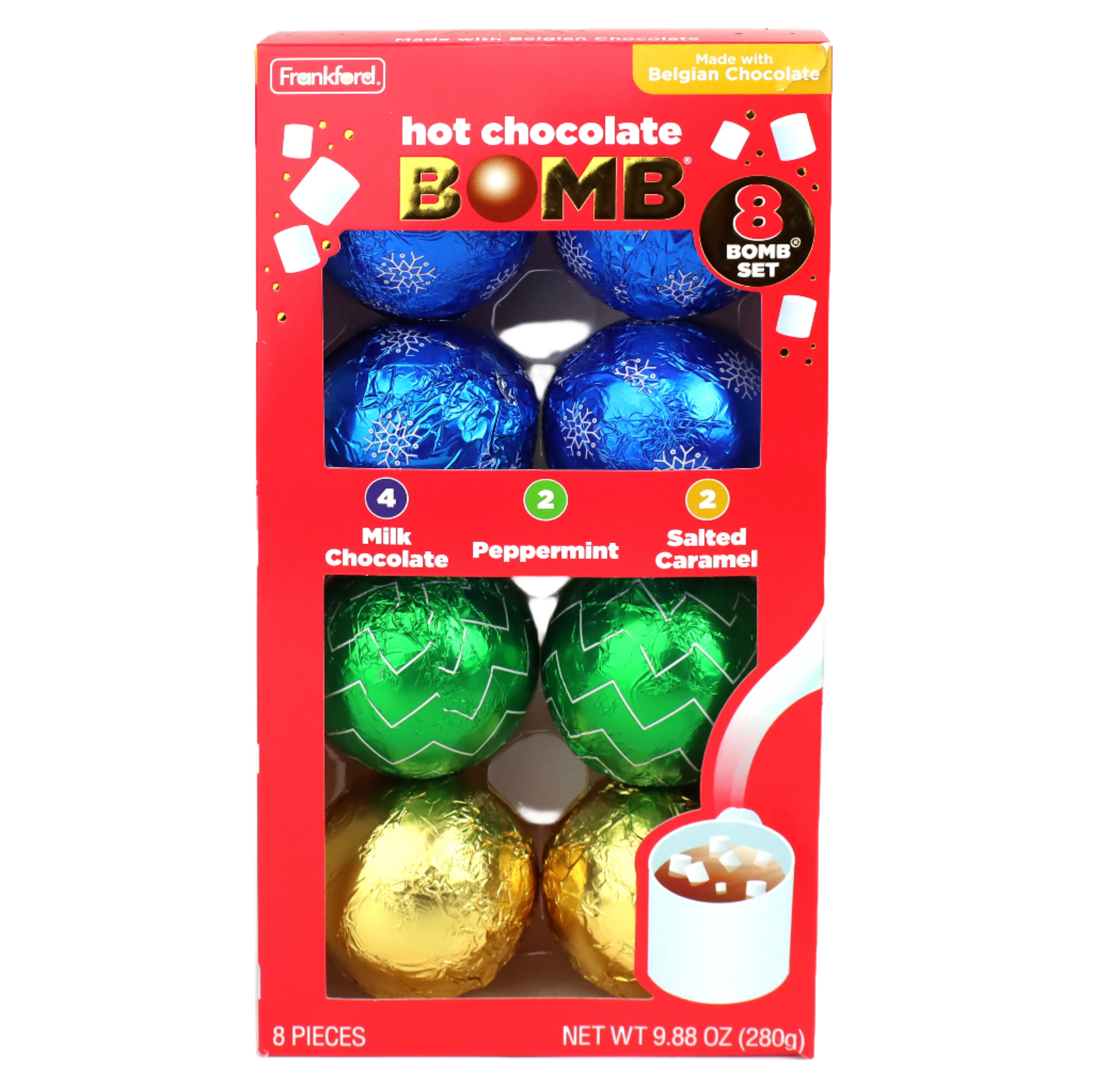 Frankford Assorted 8 Pack Hot Chocolate BOMB® Gift Set*Online Only