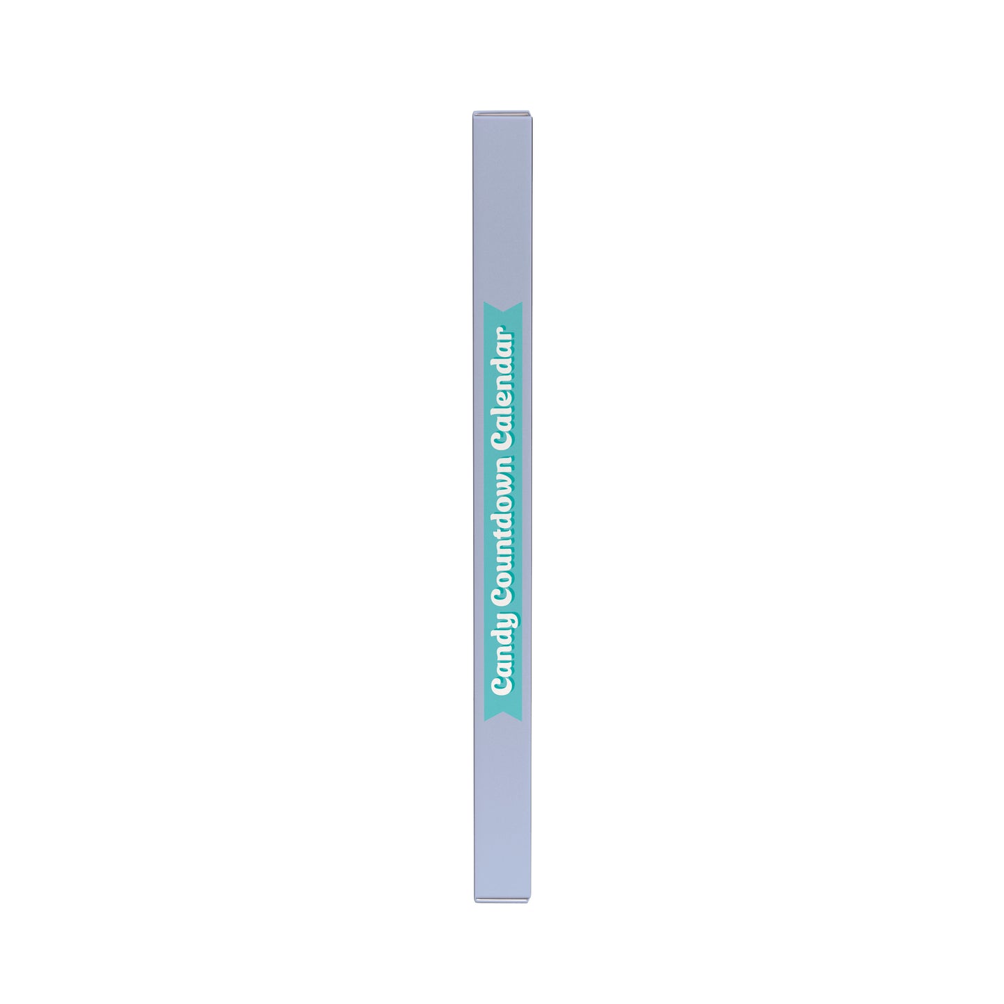 Candy Countdown Calendar with blue and green design on a white background