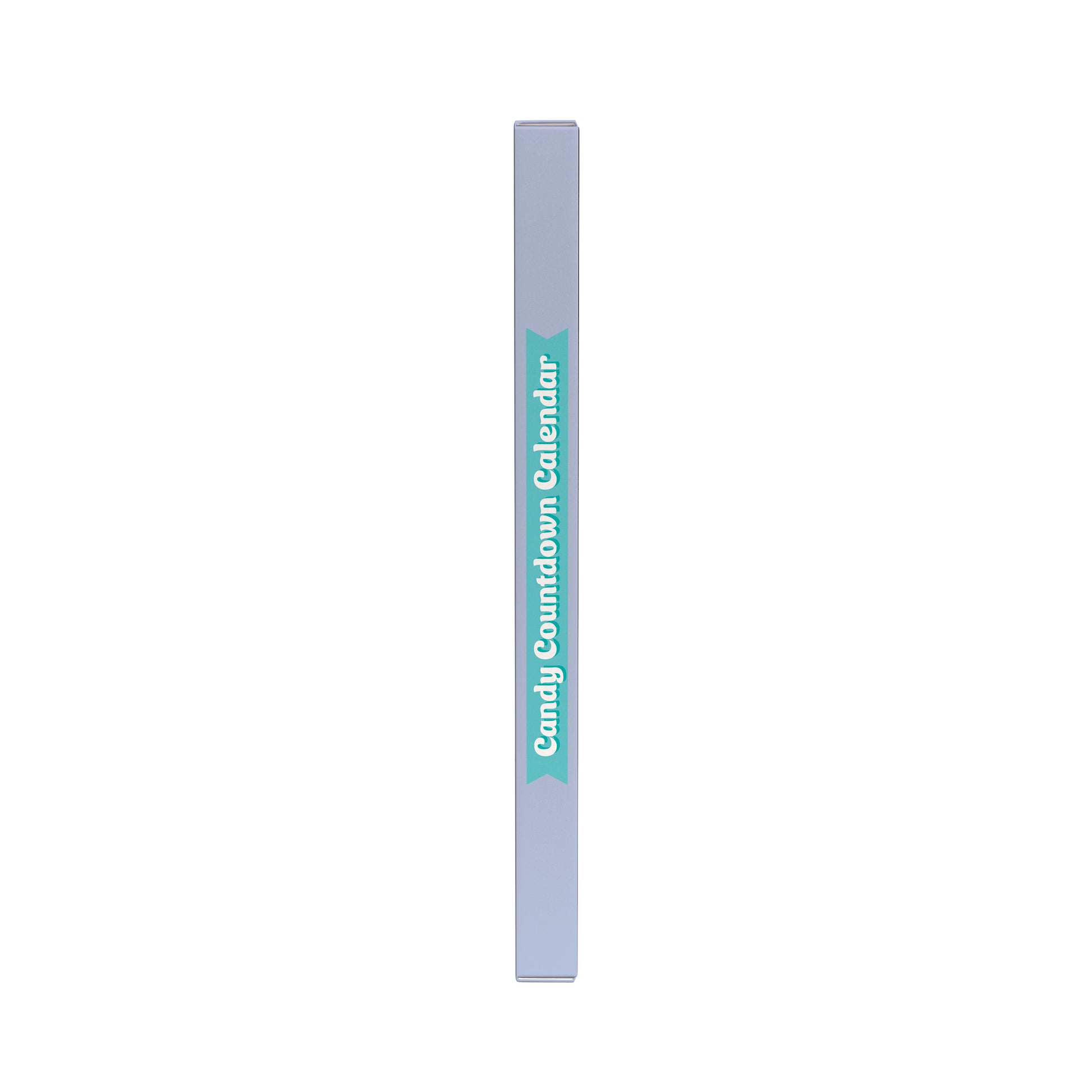 Candy Countdown Calendar with blue and green design on a white background