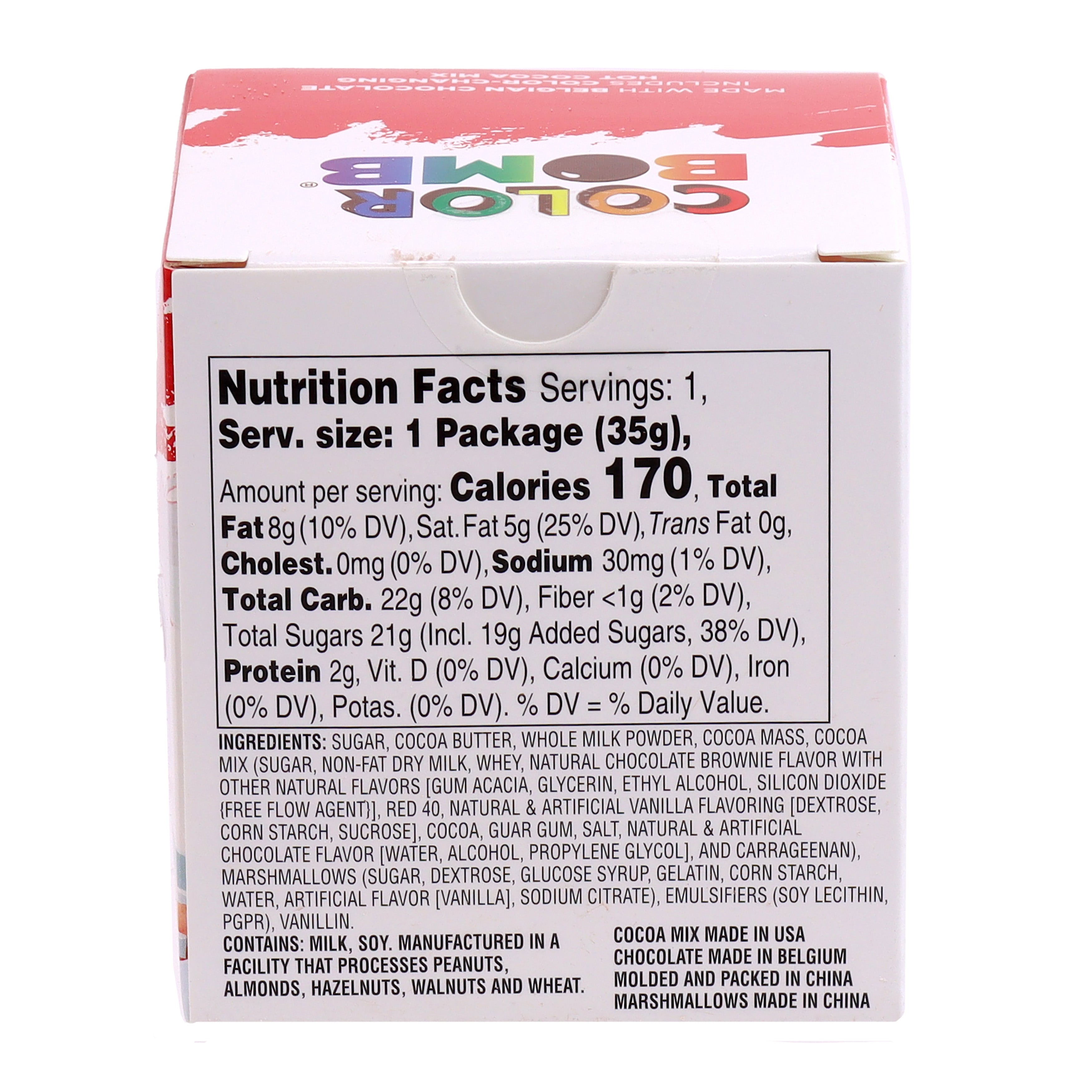 Assorted Red & Green Color Hot Chocolate BOMB®,  12 Pack