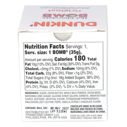 Dunkin' Original Hot Chocolate Bomb® 12 Pack