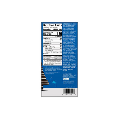 Back of packaging with Nutriton Facts and Ingredients 