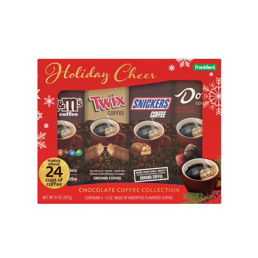 MARS Candy Coffee Holiday Collection Gift Set, 4 Pack