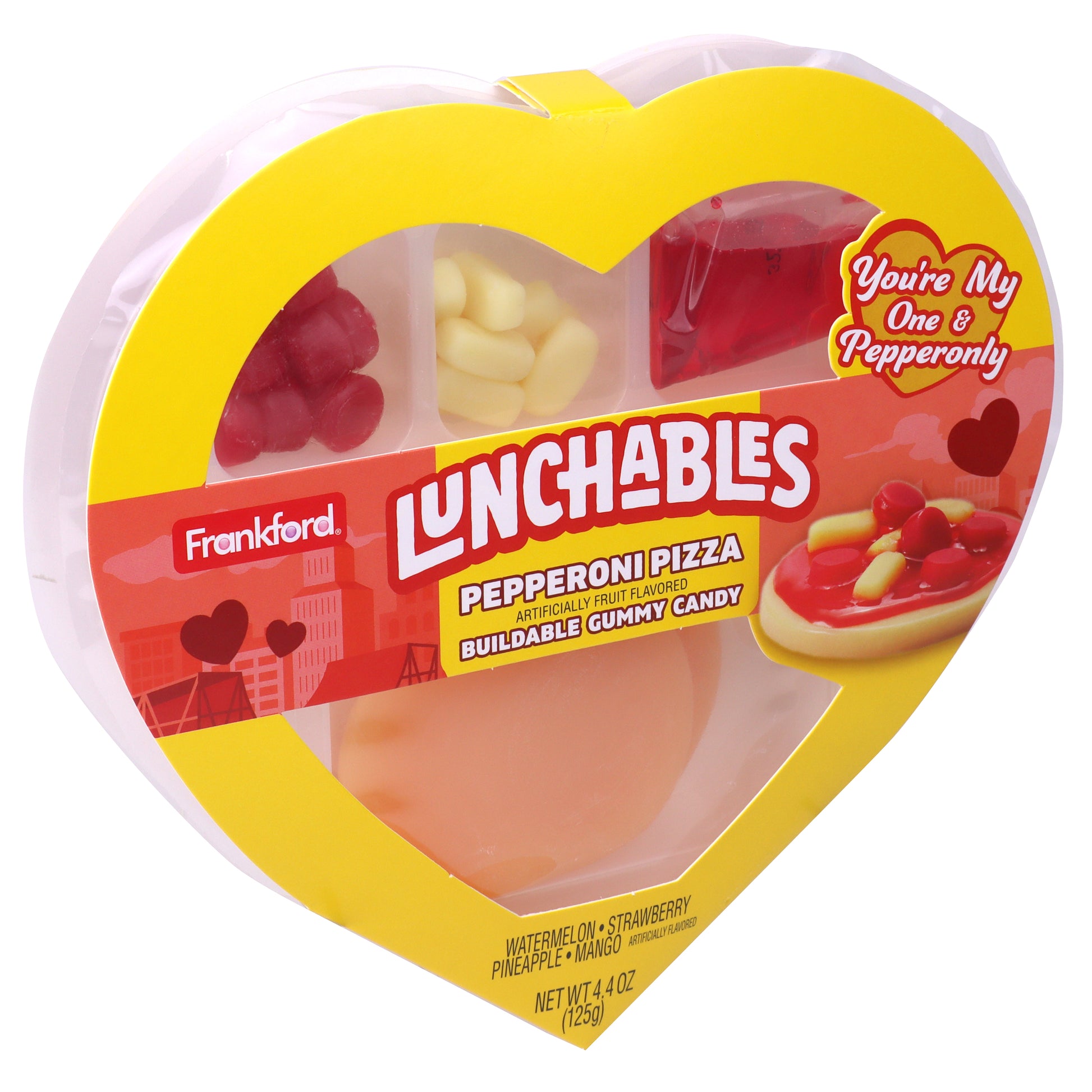 Lunchables Gummy Candy Pepperoni Pizza Heart Kit (4.4 oz) | CVS
