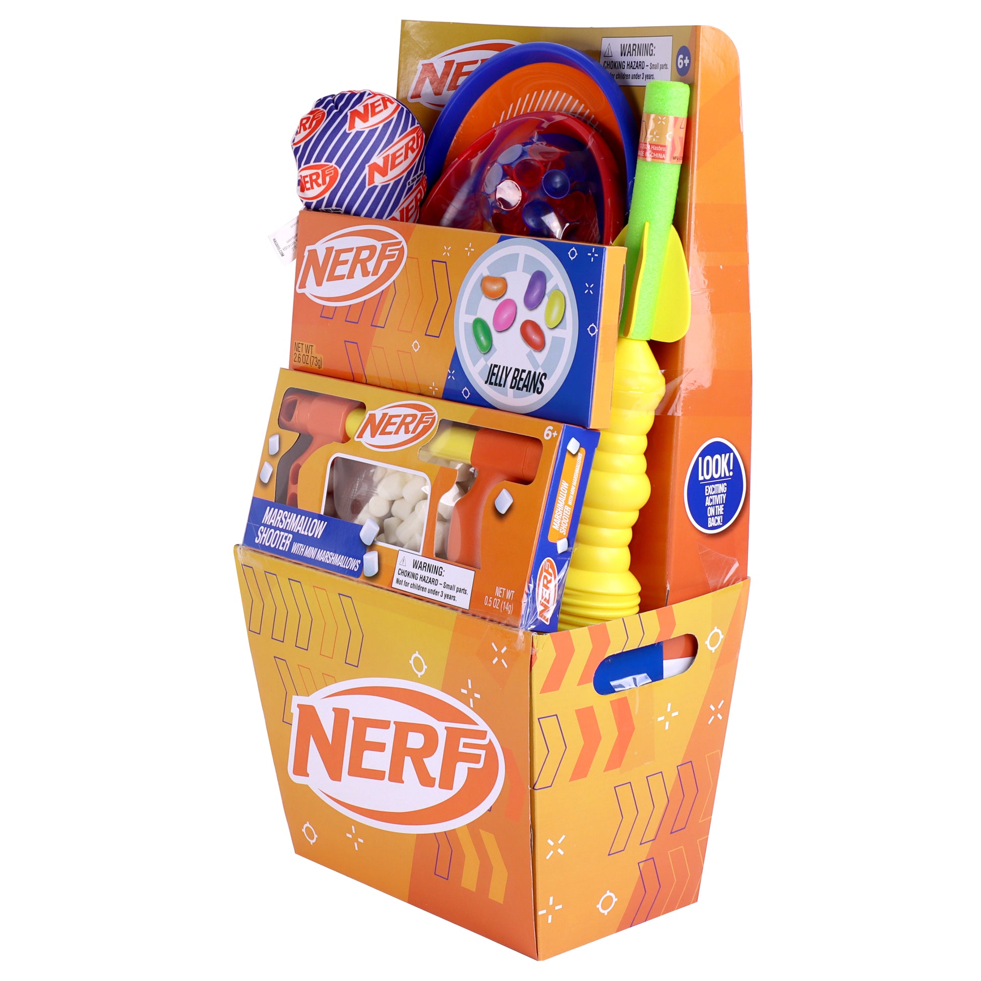 Orange nerf easter basket