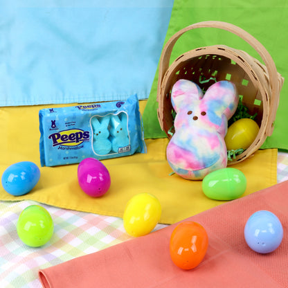 PEEPS® Tie Dye Plush Bunny House Gift Set