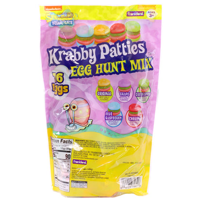 SpongeBob Krabby Patties Plastic Egg Hunt Mix, 16 Ct