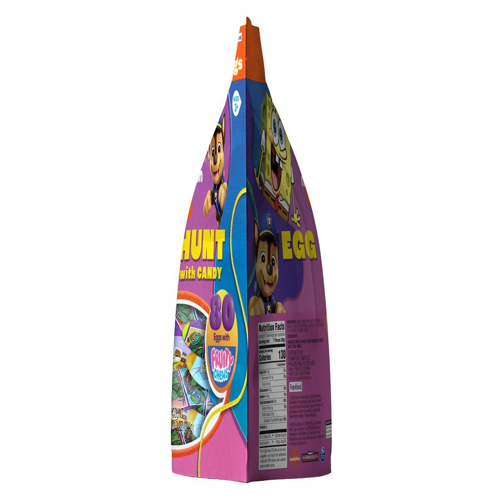 Nickelodeon Assorted Bulk Prefilled Plastic Egg Hunt 80 Count