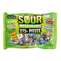 A 2.5-pound bag of Frankford SOUR Megabrands candy, containing 275+ pieces of assorted sour candies.