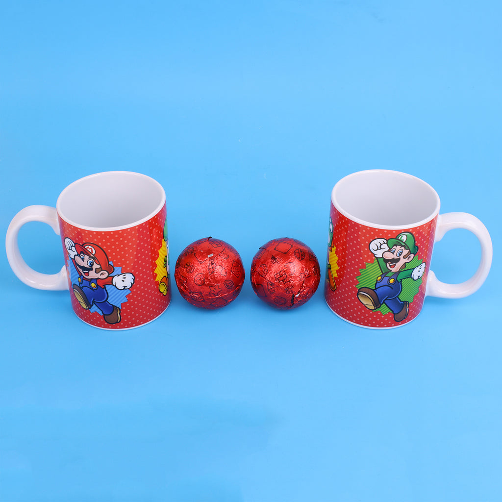 Mario Hot Chocolate BOMB®  Mug 2 Pack Gift Set