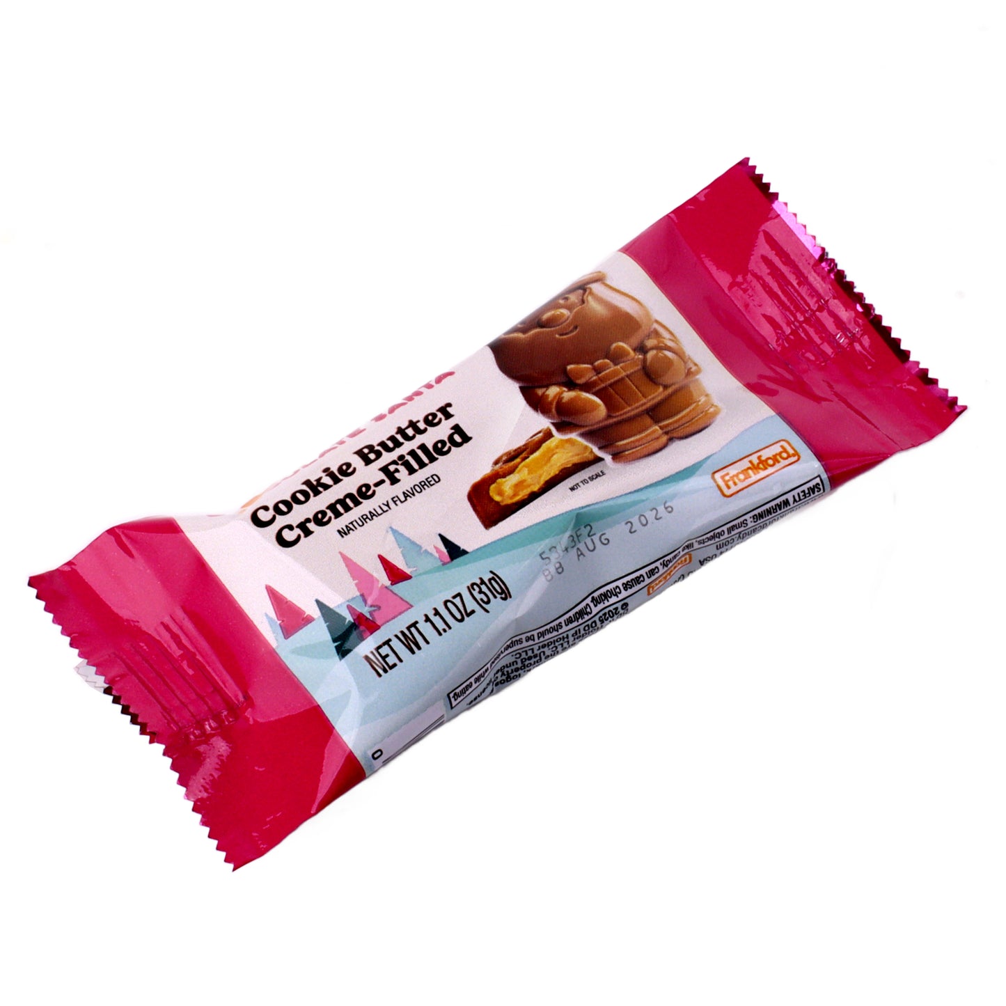 Dunkin' Cookie Butter Filled Chocolate  Santa, 24 Pack