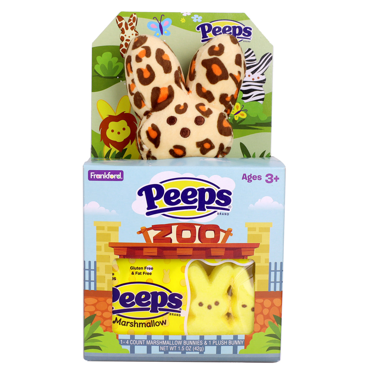 Peeps Cheetah Bunny Plush Gift Set *Online Only* – Frankford  display picture 1