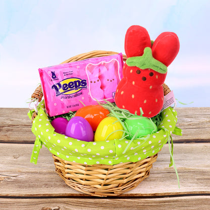 Peeps Bunny Strawberry Plush and Marshmallows