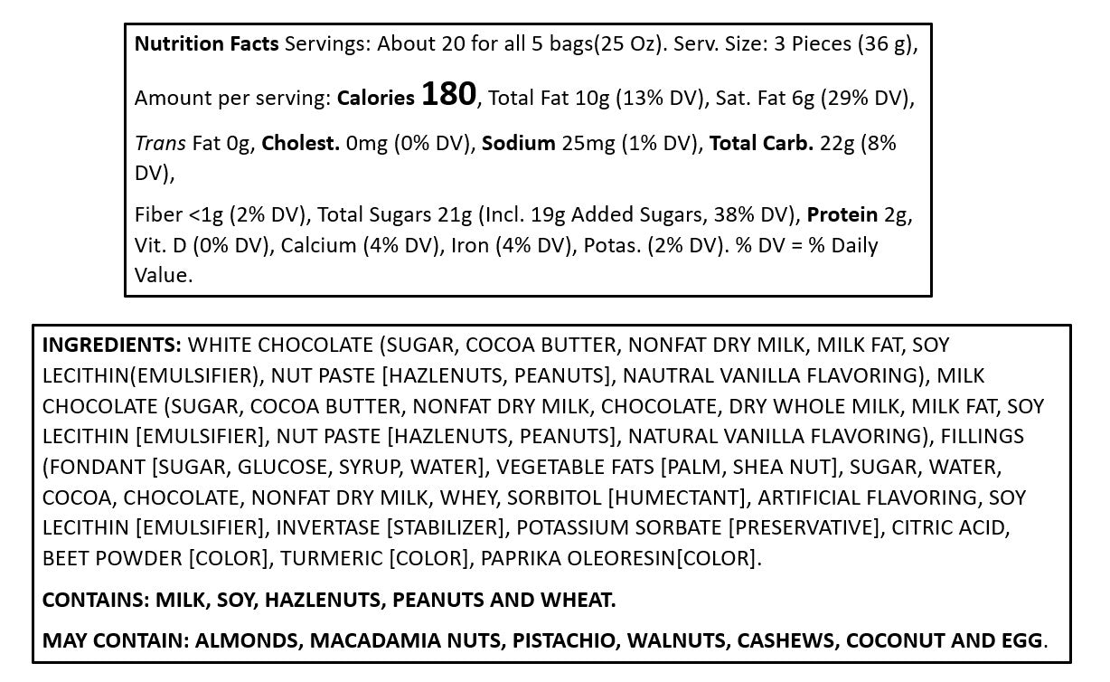 Dunkin Chocolates 25 Oz Bag Bulk