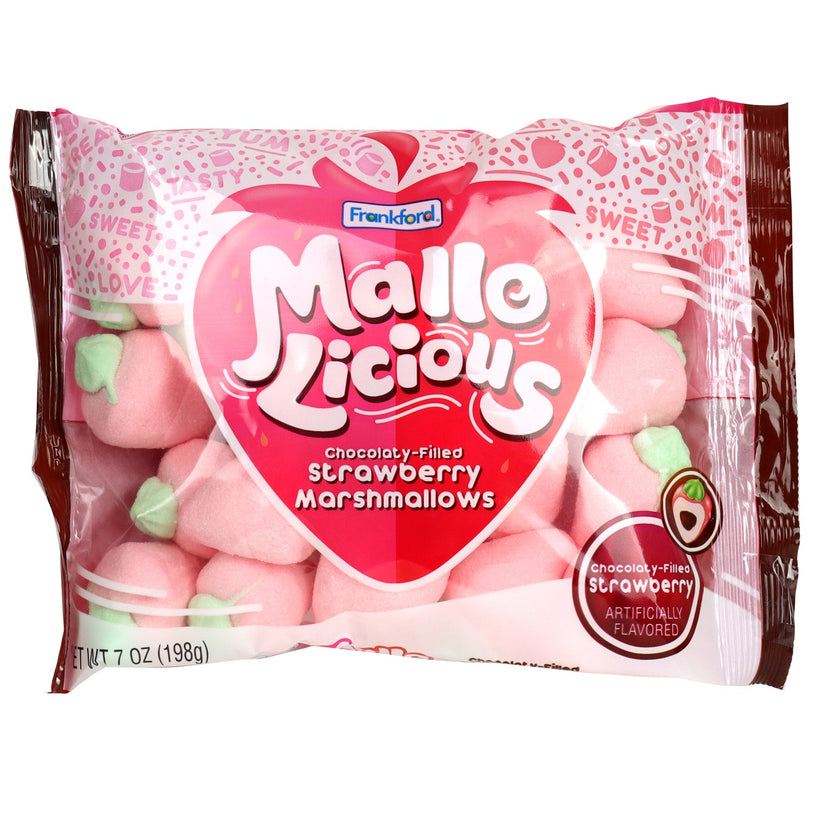 Mallolicious ChocolatyFilled Strawberry Marshmallows Frankford Candy