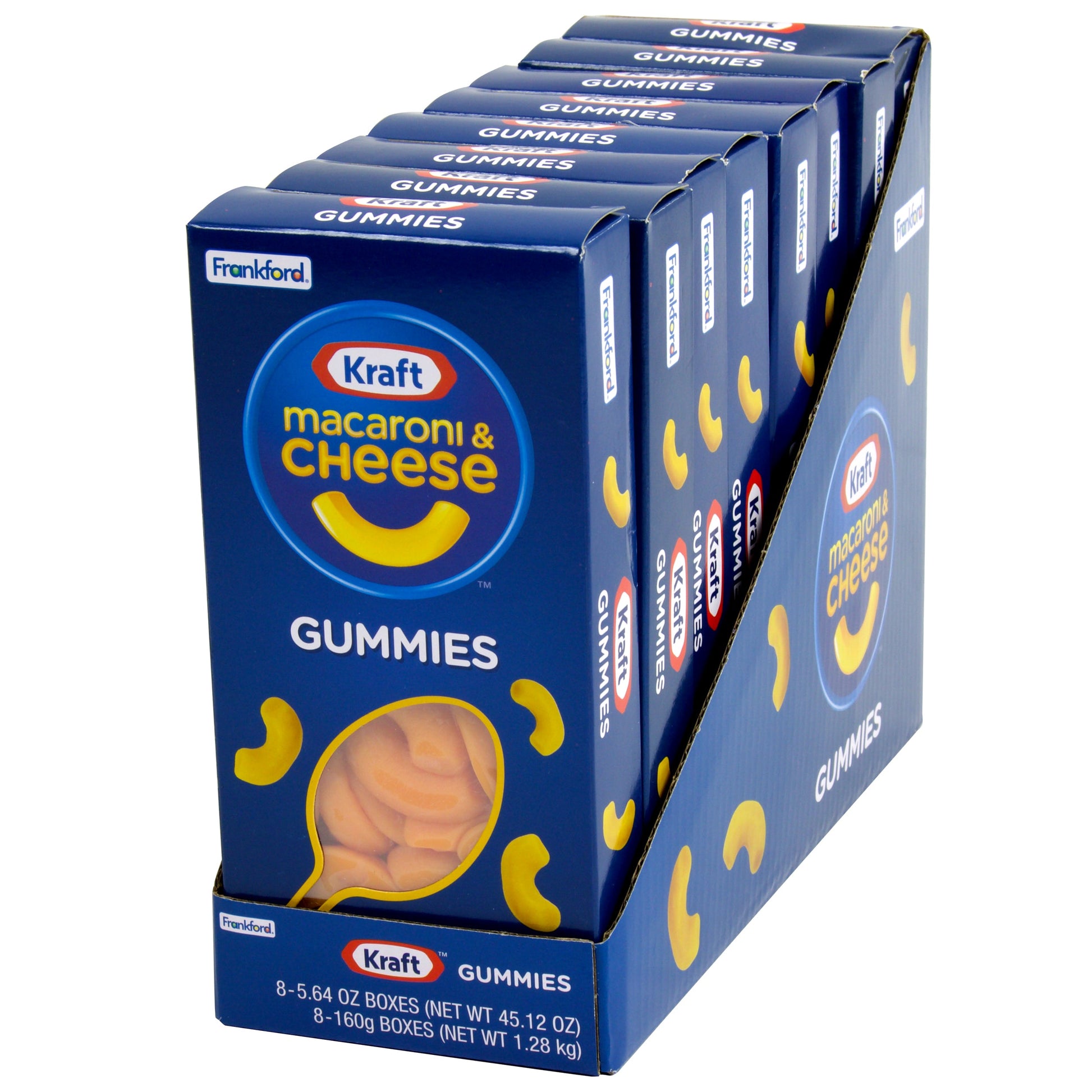 Kraft Macaroni & Cheese Gummies, 3pk, 16.92 oz, Fruit Flavored, by Frankford Candy