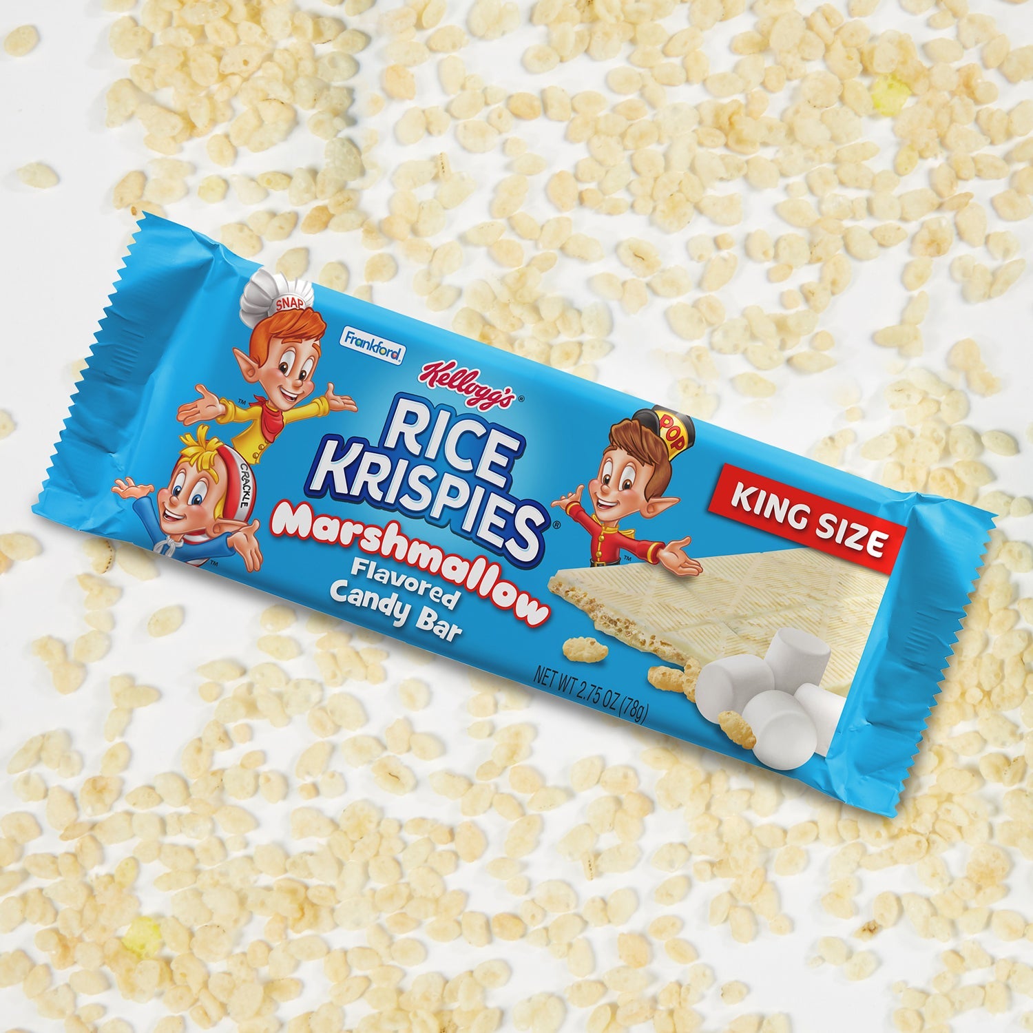 Kellogg's Rice Krispies Marshmallow Flavored Candy Bar – Frankford Candy