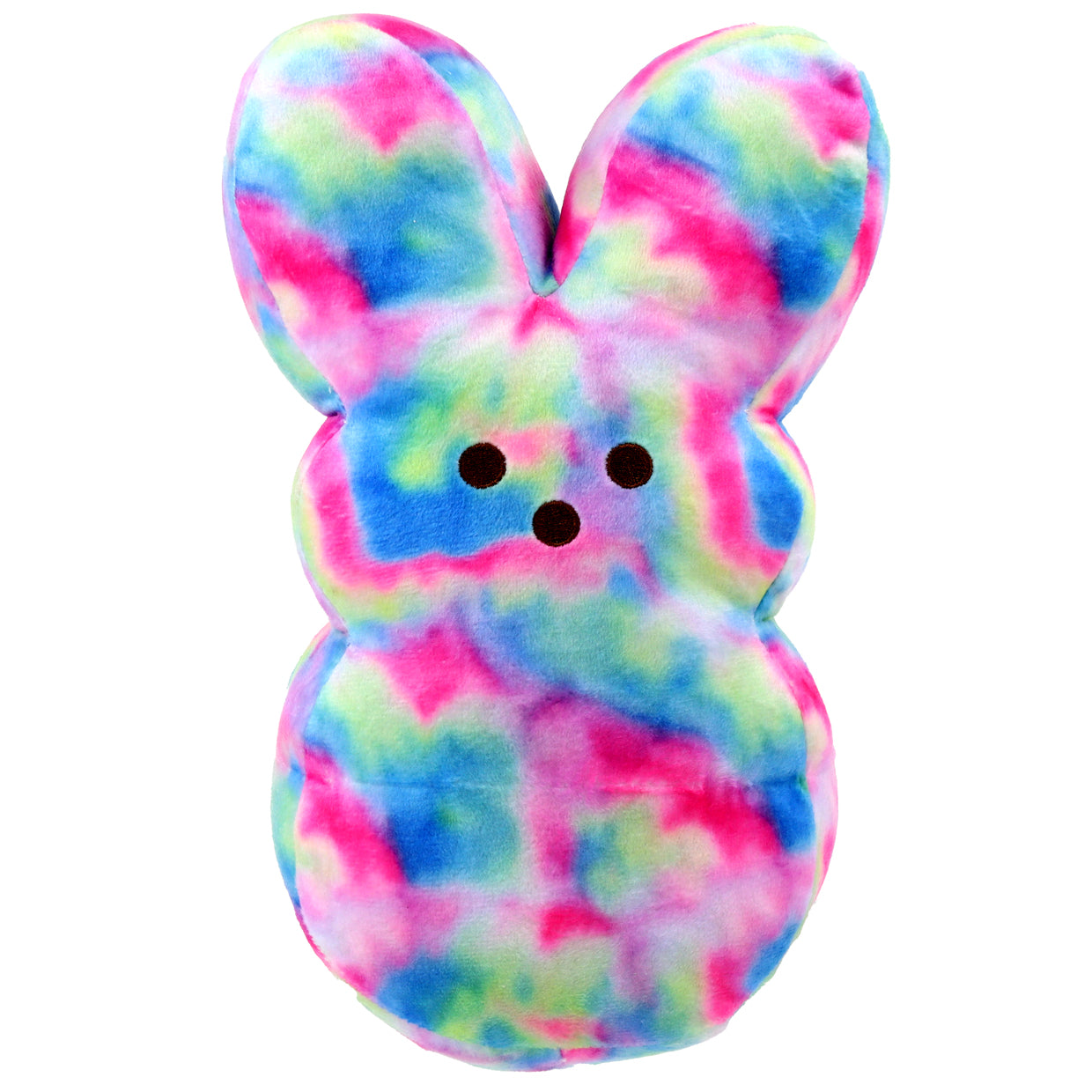 Tie dye plush bunny
