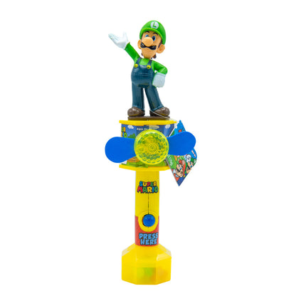 Super Mario Luigi Fan with candy inside on a white background